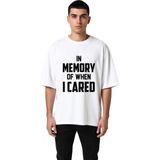 PayBuy Erkek Oversize Baskılı Tişört Nostalji Temalı Grafik Yazı Detaylı Rahat Kesim Günlük Giyim Modern - Beyaz - XL