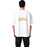 PayBuy Erkek Oversize Tişört %100 Pamuk Taco Benim Ruh Hayvanım Mizah Baskılı Günlük Rahat Kesim Modern - Beyaz - XL