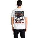 PayBuy Erkek Retro Boombox Grafik Baskılı Günlük Tişört %100 Pamuk Rahat Kesim Modern Şık Konforlu Zarif - Beyaz - 2XL
