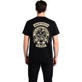 PayBuy Erkek Tişört Veba Hekimi Gotik Tasarım Vintage Tıp Baskısı %100 Pamuk Rahat Kesim Günlük Modern - Siyah - 2XL