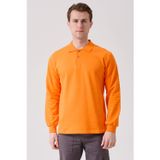 PayBuy Galanthus Polo Sweat Erkek Uzun Kollu Pamuklu Sweatshirt İş ve Günlük Kullanım İçin