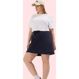PayBuy Kadın Büyük Beden Örme Etek Yüksek Bel Geniş Paça Günlük Hafta Sonu Yaz Aylarının Vazgeçilmezi