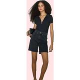 PayBuy Kadın City Short Denim Şort Yüksek Bel Boru Paça Pamuklu Günlük Kullanım Dayanıklı Malzeme