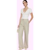 PayBuy Kadın Geniş Paça Palazzo Pantolon Düz Desen Normal Bel Wide Leg Rahat Günlük Modern Tasarım