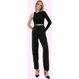 PayBuy Kadın Geniş Paça Straight Kalıp Pantolon Kış Mevsimi Günlük Kombinler Yaz Aylarının Vazgeçilmezi