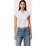 PayBuy Kadın Kısa Kollu Poplin Gömlek Pamuk İş Ve Günlük Stil Hafta Sonu Yaz Aylarının Vazgeçilmezi