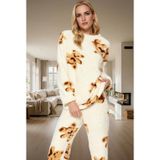 PayBuy Kadın Kışlık Ayıcıklı Wellsoft Pijama Takımı Rahat Ev Giyim Seti Dayanıklı Malzeme Premium Kalite