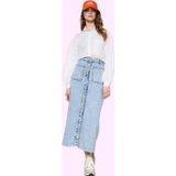 PayBuy Kadın Maxi Denim Kot Etek Yüksek Bel Pamuklu Günlük Şıklık Hafta Sonu Yaz Aylarının Vazgeçilmezi