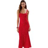 PayBuy Kadın Maxi Elbise Çiçekli Desen Bodycon Kalıp Yazlık Rahat Günlük Yaz Aylarının Vazgeçilmezi