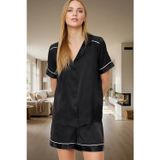 PayBuy Kadın Saten Pijama Takımı Regular Kalıp Rahat Ev Giyim Seti Mükemmel Uyum Kullanım