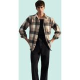PayBuy Kadın Unisex Kareli Oduncu Gömlek Ceket Regular Fit Uzun Kol Kışlık Yaz Aylarının Vazgeçilmezi