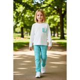 PayBuy Kız Çocuk Uzun Kollu Pijama Takımı Konforlu ve Şık Geceler Için Mükemmel Seçim Kaliteli Şık - Mint - 5 - 6 Yaş
