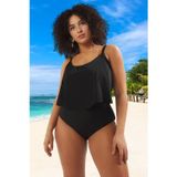 PayBuy Konforlu Askılı Rahat Kesim Büyük Beden Mayo Plus Size Özel Tasarım