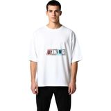 PayBuy Koşmaya Devam Et Fitness Motivasyon Baskılı Erkek Oversize Tişört - Beyaz - XL