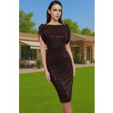 PayBuy Parıltılı Örme Abiye Elbise Bodycon Kalıp Polyester Karışımlı Yazlık Uzun Ömürlü Seçkin Malzeme
