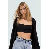 PayBuy Şık Çok Çiçekli Viskoz Crop Bluz Fitted Kalıp Yazlık Plaj Özel Tasarım Rahat Kullanım