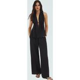 PayBuy Şık Viskoz Plaj Bluz Pantolon Takımı Yazlık Rahat Mükemmel Uyum Modern Stil