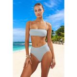 PayBuy Straplez Simli Bikini Takımı Ergonomik Kesim Hızlı Kuruyan Esnek Kumaş