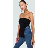 PayBuy Straplez Triko Bluz Fitted Kalıp Şık Gece Kombinleri İçin Mükemmel Uyum Yüksek Kalite