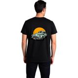 PayBuy Vintage Araba Kromlu Retro Tasarım Baskılı Erkek Tişört - Siyah - 2XL