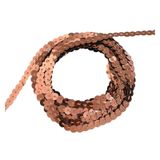 Payet Süs, Pullu Dantel Trim 5 yards 6mm Eğrisi Kumaş Boncuk DIY Dikiş El Sanatları Düğün(Color 6)