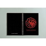 Paytak Moda A5 Game Of Thrones Targaryen Spiralli Çizgisiz Defter 96 Yaprak