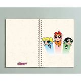Paytak Moda Pytkdt0154 Powerpuff Girls Tasarımlı Spiralli A5 96 Yaprak Çizgisiz Defter