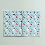 Paytak Moda PYTKDT0215 A5 Panda Tasarım 96 Yaprak Çizgisiz Spiralli Defter