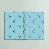 Paytak Moda PYTKDT0216 A5 Pelikan Tasarım 96 Yaprak Çizgisiz Spiralli Defter