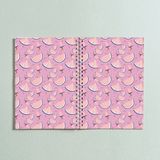 Paytak Moda PYTKDT0252 Desenli A5 96 Yaprak Çizgisiz Spiralli Defter