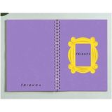 Paytak Moda Pytkdt0279 Friends Dizi Tasarım Spiralli A5 96 Yaprak Çizgisiz Defter