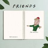 Paytak Moda Pytkdt02810 Friends Dizi Monica Defter Tasarım Spiralli A5 96 Yaprak Çizgisiz Defter