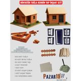 Pazar 19 By Hitit Minyatür Tuğla Kendin Yap İnşaat Seti 733 Parça Tuğla Malzeme ile Orta Zorluk Seviyesinde