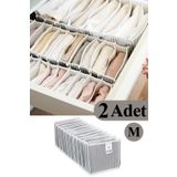 Pazar Kapısı 2 Adet Akordiyon Çekmece Ve Dolap Içi Düzenleyici Organizeri Medium