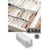 Pazar Kapısı 4 Adet Akordiyon Organizer Çekmece İçi Düzenleyici Small