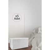 Pazar Kapısı 5 Adet Maxi Boy Tela Kumaş Yastık Kıyafet Hurcu 75X40X40 cm