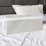 Pazar Kapısı Baza Altı Düzenleyici Kumaş Hurç Büyük Boy Organizer (65 x 45 x 22) (5 Adet Gri Büyük Boy)