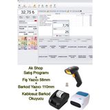 Pazar Timi Barkod Satış Sistemi & Market Programı & Fiş Yazıcı & Barkod Yazıcı & Kablosuz Barkod Okuyucu