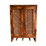 Pazarana Ahşap Özel Üretim El Işçiliği Masif Ahşap Çam Ağacı Tel Dolap 50* 65 *10 Cm