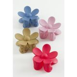 Pazarcan Çiçek Renkli Mandal Toka 7 Cm
