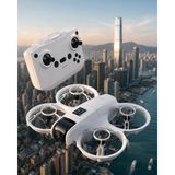 Pazarcan Işıklı Mini Drone Çift Batarya Yedek Pervane Setli - Adaçayı Yeşili