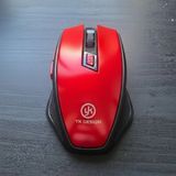 Pazarcan Kırmızı Renkli Baş Parmak Destekli Ergonomik Sessiz Mouse – USB Alıcılı, Ofis Oyun Için