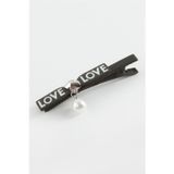 Pazarcan Love Yazılı İnci Pens Toka