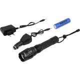 Pazarcan Ps-46 Xml6 LED 5 Kademeli Zoomlu Şarjlı El Feneri