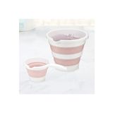 Pazarika Pembe Katlanabilir Kova Ve Pembe Katlanabilir Maşrapa