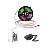 Pazariz 1 Metre Rgb Çok Renkli Rf Wireless Kumanda Şerit Led Işık