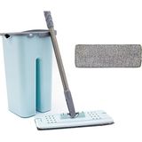 Pazariz + 1 Yedek Mop ve 8 Lt Tablet Mop Seti Temizlik Seti - Krem