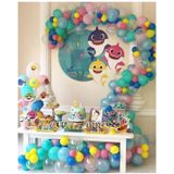 Pazariz 100 Adet Metalik Balon Ve Balon Zinciri K.mavi, Mint Yeşili, Şeffaf, Sarı Pembe Konsept