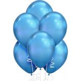Pazarız 100 Adet Metalize Metalik Mavi 16 inç Balon