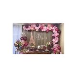 Pazariz 100 Adet Pembe Fuşya Rose Gold Balon Zinciriözel Gün Konsept Balon Zinciri